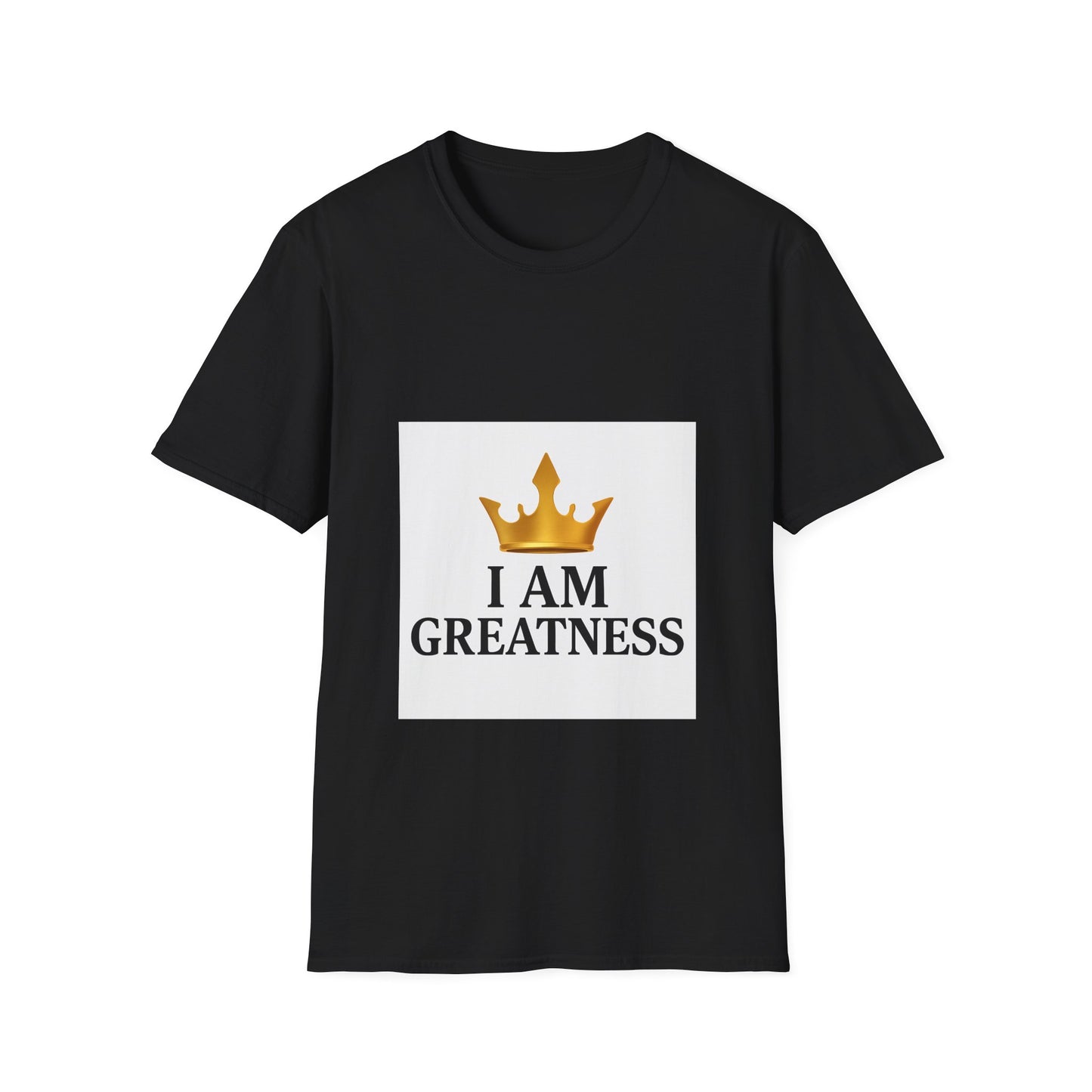 Unisex Softstyle T-Shirt - 'I AM GREATNESS' Graphic Tee