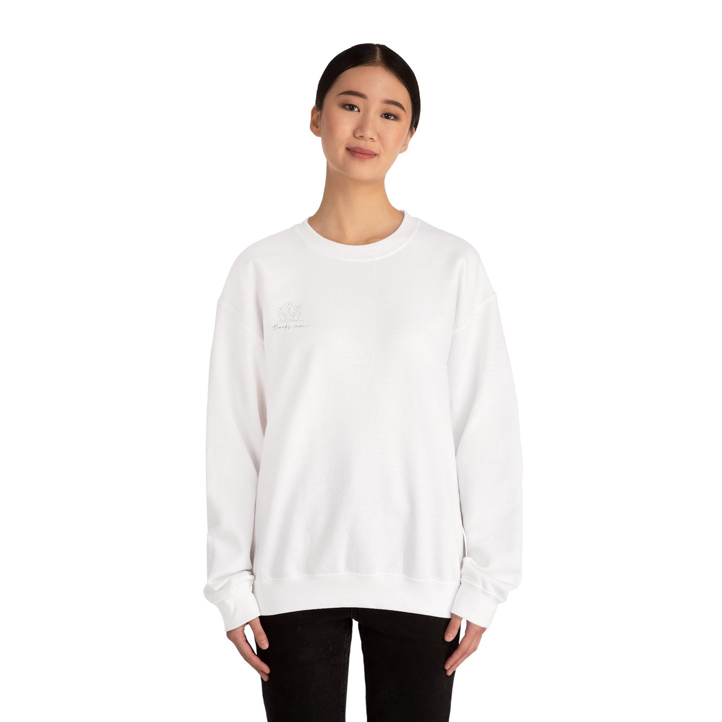 CUSTOMIZABLE IMAGE Crewneck Sweatshirt "I Birthed Greatness" — Crown Graphic Maternity Pride